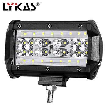LYKAS 5 Inch 72W Led Work Light Spot Flood Combo Led Lights 6000K for Offroad Car 4WD Truck Tractor Boat 12V 24V
LYKAS 5 Inch 72W Led Work Light Spot Flood Combo Led Lights 6000K for Offroad Car 4WD Truck Tractor Boat 12V 24V