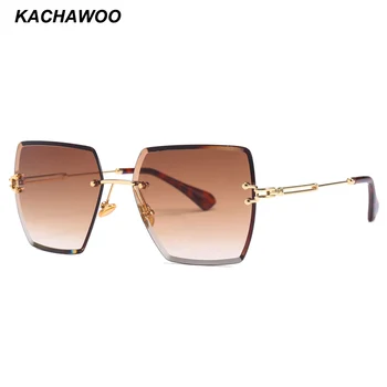 Kachawoo womens rimless sunglasses ladies metal gradient lens brown black square sun glasses female accessories summer 2018
Kachawoo womens rimless sunglasses ladies metal gradient lens brown black square sun glasses female accessories summer 2018