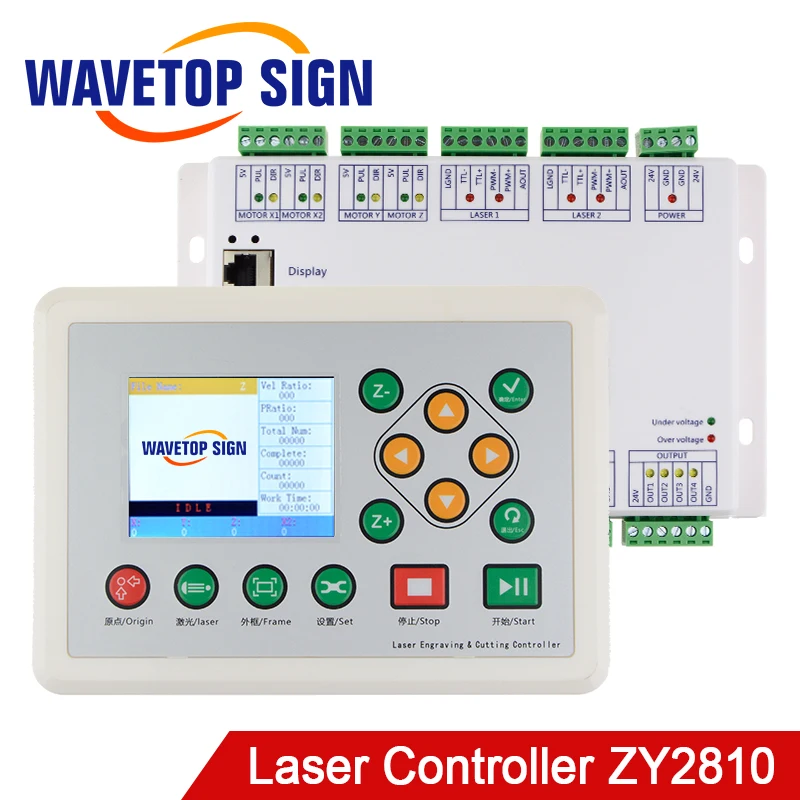 WaveTopSign CO2 Laser Control Card ZY2810 1sets + web Cable 2pcs usb Cable use for Laser Cutting Machine
WaveTopSign CO2 Laser Control Card ZY2810 1sets + web Cable 2pcs usb Cable use for Laser Cutting Machine
