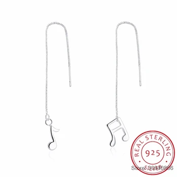 SMTCAT 925 Sterling Silver Music Notes Rhinestone Drop Earrings for Girls Party Wedding Jewelry Creative Long Earrings Gift
SMTCAT 925 Sterling Silver Music Notes Rhinestone Drop Earrings for Girls Party Wedding Jewelry Creative Long Earrings Gift