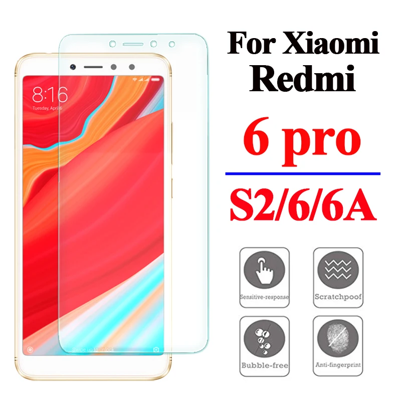 Для xiaomi redmi s2 стекло на красном mi 6 a 6a pro 6pro a6 redme xiao 2s 2 защитное Защита экрана xiomi