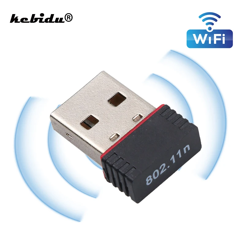 kebidu 150Mbps Mini USB WiFi Adapter MT7601 802.11 B/g/n Wi-Fi Dongle High Gain Wireless Antenna Wifi For PC Laptop Computer
kebidu 150Mbps Mini USB WiFi Adapter MT7601 802.11 B/g/n Wi-Fi Dongle High Gain Wireless Antenna Wifi For PC Laptop Computer