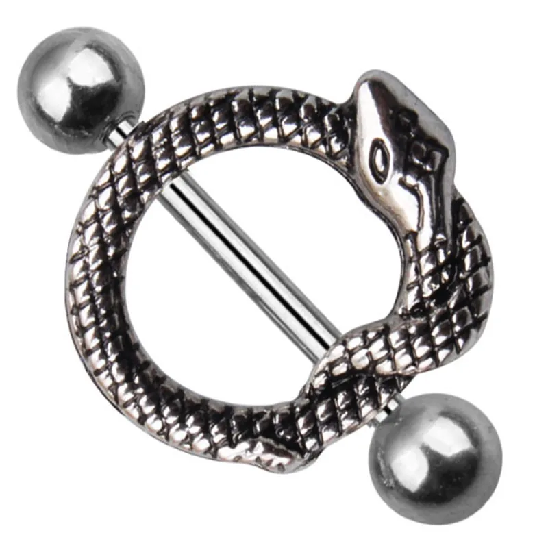 Pierced Clip On Fake Nipple Ring Body Jewelry Snake Moon Shaped Stainless Steel Piercing
Pierced Clip On Fake Nipple Ring Body Jewelry Snake Moon Shaped Stainless Steel Piercing