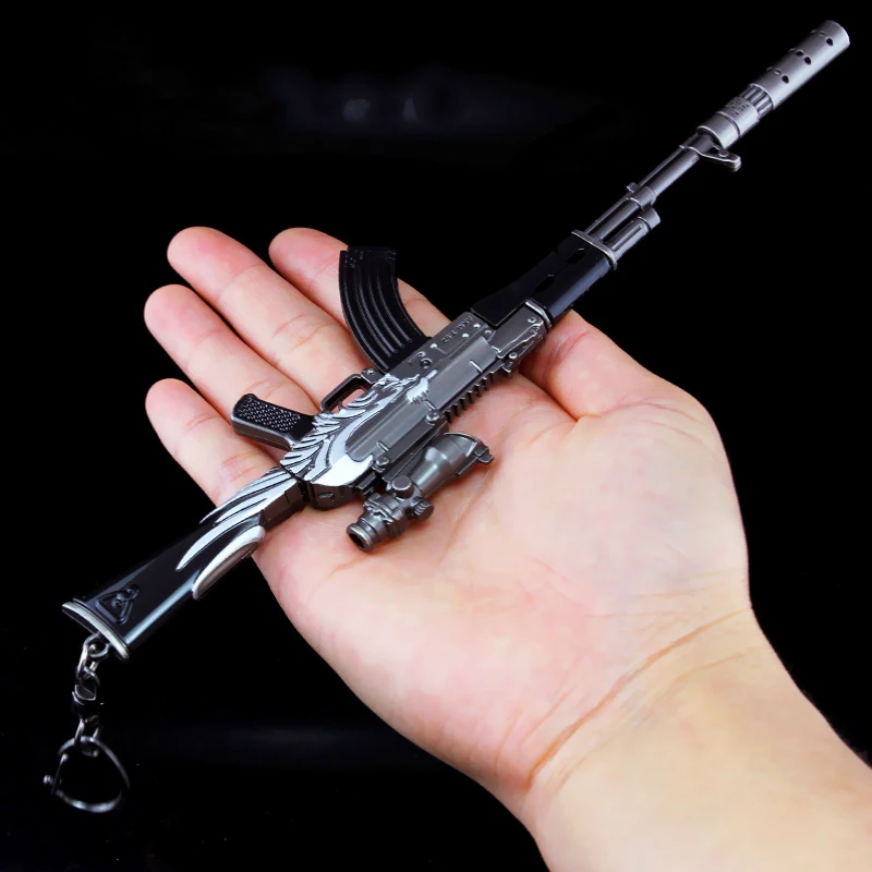 New 21cm AKM Zinc Alloy Gun Model A Cool Appearance Silencers and Clip&charger Are Advisable Boy's Safe Gun Toy Jsuny
New 21cm AKM Zinc Alloy Gun Model A Cool Appearance Silencers and Clip&charger Are Advisable Boy's Safe Gun Toy Jsuny