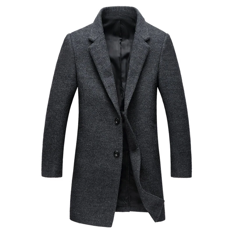 Men Jacket Warm Winter Trench Coat Long Outwear Button Overcoat Male Casual Slim Windbreaker Overcoat Jackets coats Wool Blends
Men Jacket Warm Winter Trench Coat Long Outwear Button Overcoat Male Casual Slim Windbreaker Overcoat Jackets coats Wool Blends
