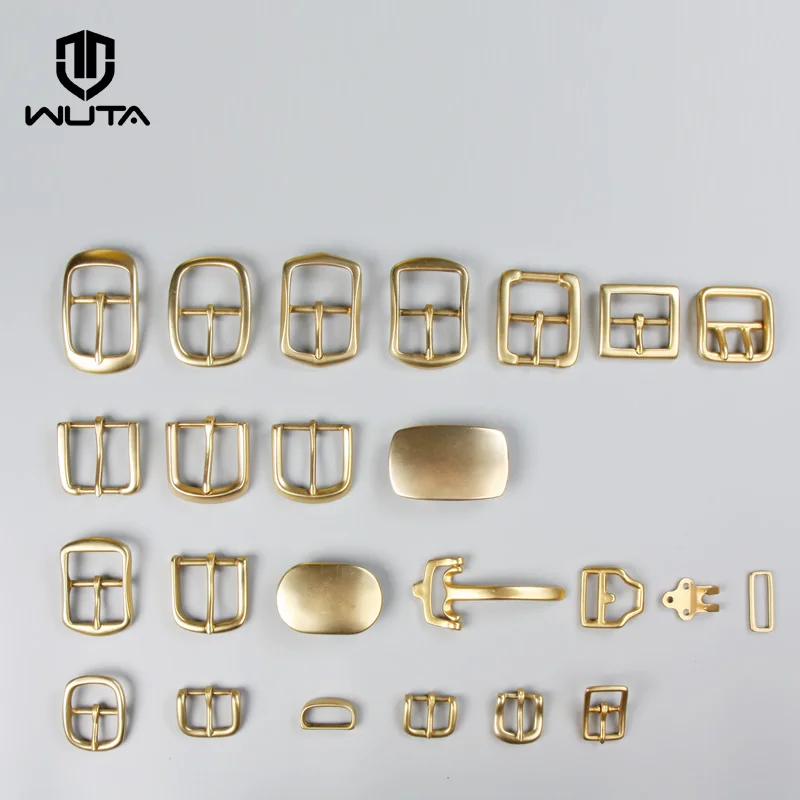 WUTA NEW High Quality Men/Women's Solid Brass Belt Buckle Strap Center Pin Style Heel Bar DIY Leathercraft Hardware-Various Size
WUTA NEW High Quality Men/Women's Solid Brass Belt Buckle Strap Center Pin Style Heel Bar DIY Leathercraft Hardware-Various Size