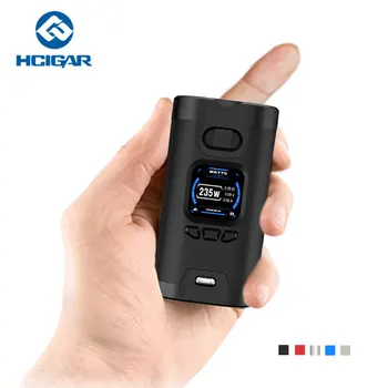 Original Hcigar Wildwolf 235W TC MOD with Towis XT235 Chipset & 1.3 inch TFT color screen 235W max output no 18650 battery mod
Original Hcigar Wildwolf 235W TC MOD with Towis XT235 Chipset & 1.3 inch TFT color screen 235W max output no 18650 battery mod