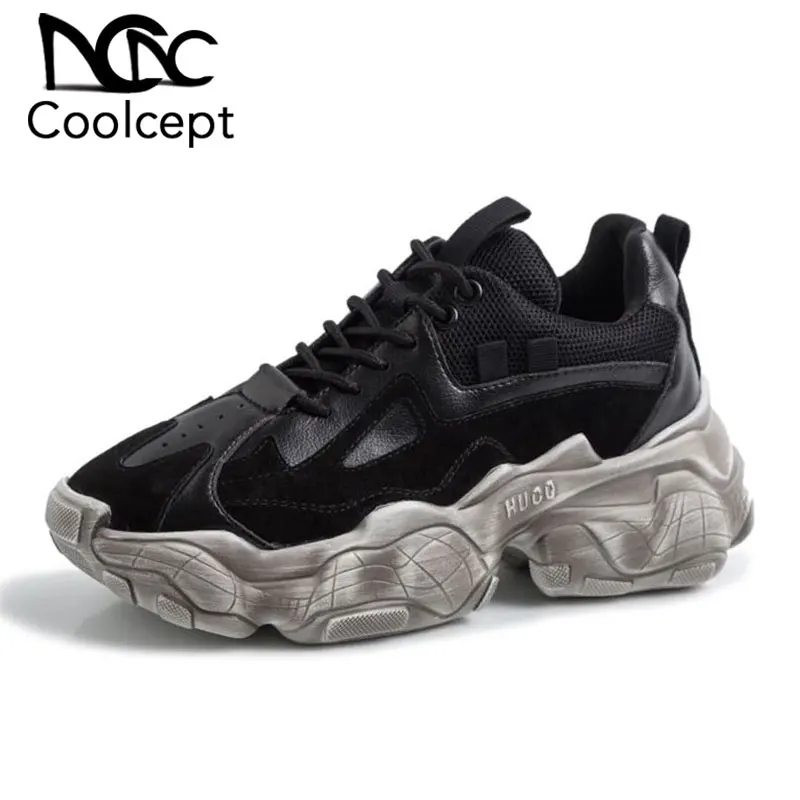 Coolcept Real Leather Fashion Vulcanized Shoes Women Thick Bottom Sneakers Spring Shoes Ins Hot Sale Footwear Size 35-42
Coolcept Real Leather Fashion Vulcanized Shoes Women Thick Bottom Sneakers Spring Shoes Ins Hot Sale Footwear Size 35-42