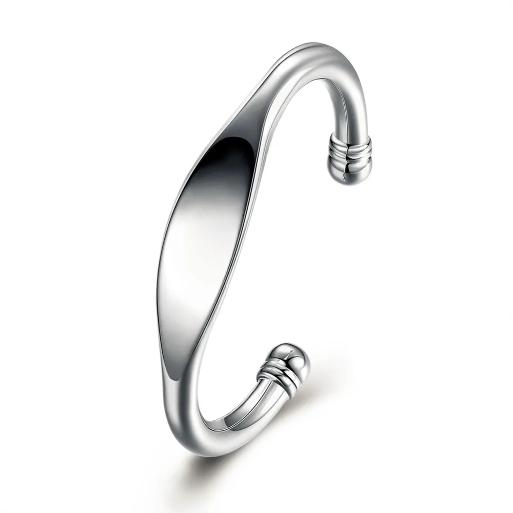 High quality silver plated cuff bangles fashion woman Jewelry cool street style drop ship ANGELTEARS B015
High quality silver plated cuff bangles fashion woman Jewelry cool street style drop ship ANGELTEARS B015
