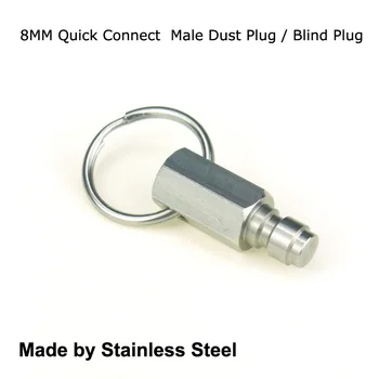 New Paintball Air Gun Airsoft PCP Connection Hex 8MM Quick Connect stainless steel Male Dust Plug / Blind Plug With Pendant Ring
New Paintball Air Gun Airsoft PCP Connection Hex 8MM Quick Connect stainless steel Male Dust Plug / Blind Plug With Pendant Ring