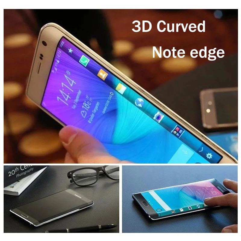 3D Curved Full Cover Premium Tempered Glass Screen Protector For Samsung Galaxy Note Edge N9150 Skin Cover Protective Film
3D Curved Full Cover Premium Tempered Glass Screen Protector For Samsung Galaxy Note Edge N9150 Skin Cover Protective Film