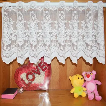 Yarn Knitting Tulle Curtains for Kitchen Curtains Euramerican Jacquard Short Warp Style Rural lace for Window Shade Curtain
Yarn Knitting Tulle Curtains for Kitchen Curtains Euramerican Jacquard Short Warp Style Rural lace for Window Shade Curtain