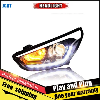 2PCS Car Style LED headlights for Hyundai IX35 10- 13 for IX35 head lamp LED DRL Lens Double Beam H7 HID Xenon bi xenon lens
2PCS Car Style LED headlights for Hyundai IX35 10- 13 for IX35 head lamp LED DRL Lens Double Beam H7 HID Xenon bi xenon lens
