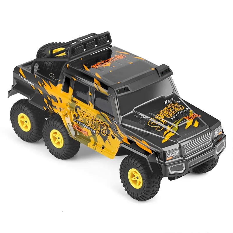 New Arrival RC Car 1:18 6WD Climbing Cars High Speed with 10KM/h Off Road Racing Toys Radio Electric Rock Rover for Kids Gift
New Arrival RC Car 1:18 6WD Climbing Cars High Speed with 10KM/h Off Road Racing Toys Radio Electric Rock Rover for Kids Gift