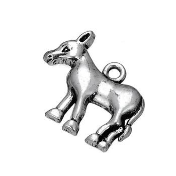 RAINXTAR Fashion Double Side Antique Silver Color Alloy Donkey Animal Charms 50pcs AAC457
RAINXTAR Fashion Double Side Antique Silver Color Alloy Donkey Animal Charms 50pcs AAC457
