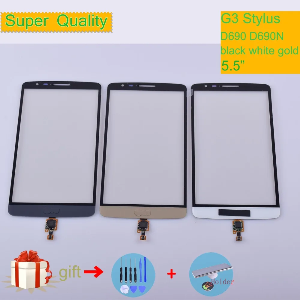 Сенсорный экран для LG G3 Stylus D690N D690 Сенсорная панель Датчик дигитайзер Переднее