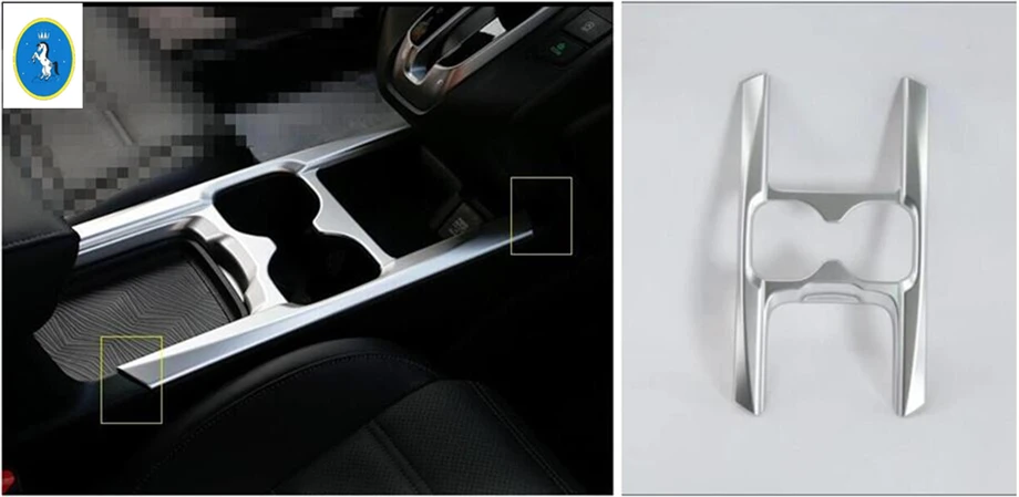 New Style For Honda CRV CR-V 2017 2018 ABS Matte Water Cup Holder Frame Cover Stickers Trim 1 Pcs