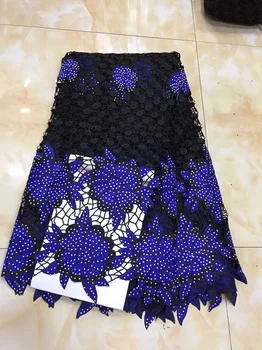 Royal Blue Black Wholesale African Lace Fabric 2018 Guipure Lace Fabric High Quality Nigerian Cord Lace For Women Y1109
Royal Blue Black Wholesale African Lace Fabric 2018 Guipure Lace Fabric High Quality Nigerian Cord Lace For Women Y1109