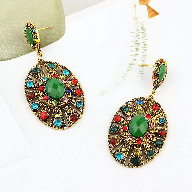 Metal earrings Bohemia earrings palace Water Drop vintage rhinestone colorful 2019 fashion Trendy African women ladies femme
Metal earrings Bohemia earrings palace Water Drop vintage rhinestone colorful 2019 fashion Trendy African women ladies femme