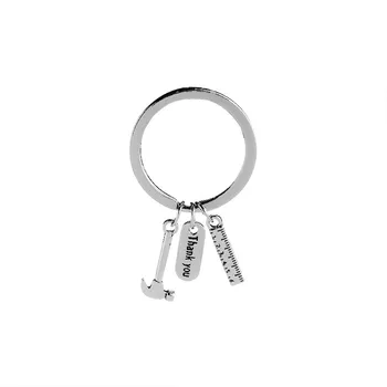 2018 New Fashion Diy Keychain Hammer Ruler Tools Combination Keychain Metal Alloy Key Ring Pendant Key Holder Father's Day Gift
2018 New Fashion Diy Keychain Hammer Ruler Tools Combination Keychain Metal Alloy Key Ring Pendant Key Holder Father's Day Gift