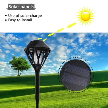 96LED Solar Light Flame Light Outdoor Waterproof Flickering Flame Lighting Wall Lamp Landscape Lights for Garden Decoration
96LED Solar Light Flame Light Outdoor Waterproof Flickering Flame Lighting Wall Lamp Landscape Lights for Garden Decoration
