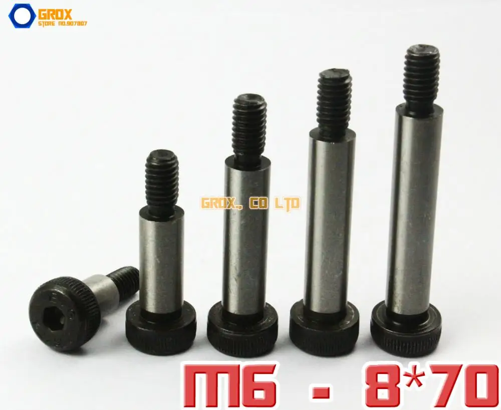 5 Pieces M6 Threaded 8 x 70mm 12.9 Grade Alloy Steel Hexagon Socket Head Shoulder Screw Bolt
5 Pieces M6 Threaded 8 x 70mm 12.9 Grade Alloy Steel Hexagon Socket Head Shoulder Screw Bolt