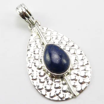 India Unique Designed Lapis Lazuli HAMMERED Pendant 1.8" Women Gift Jewelry Fine
India Unique Designed Lapis Lazuli HAMMERED Pendant 1.8" Women Gift Jewelry Fine