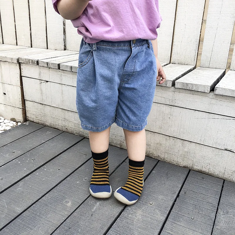 Summer 2019 New Boys and Girls Five-cent Jeans Baby Straight Cylinder Leisure Tide Pants Kids All-cotton Cowboy Trousers
Summer 2019 New Boys and Girls Five-cent Jeans Baby Straight Cylinder Leisure Tide Pants Kids All-cotton Cowboy Trousers
