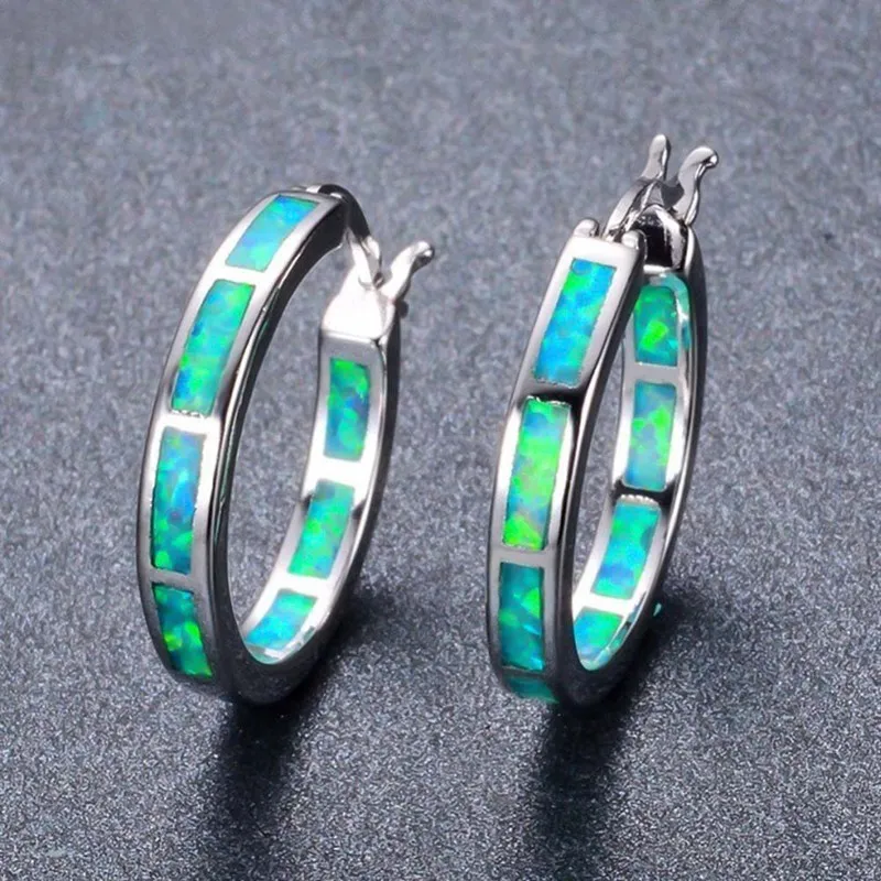 Blue/White/Orange Fire Opal Stud Earrings Simple Rainbow Earrings For Women Silver Color Filled Jewelry
Blue/White/Orange Fire Opal Stud Earrings Simple Rainbow Earrings For Women Silver Color Filled Jewelry
