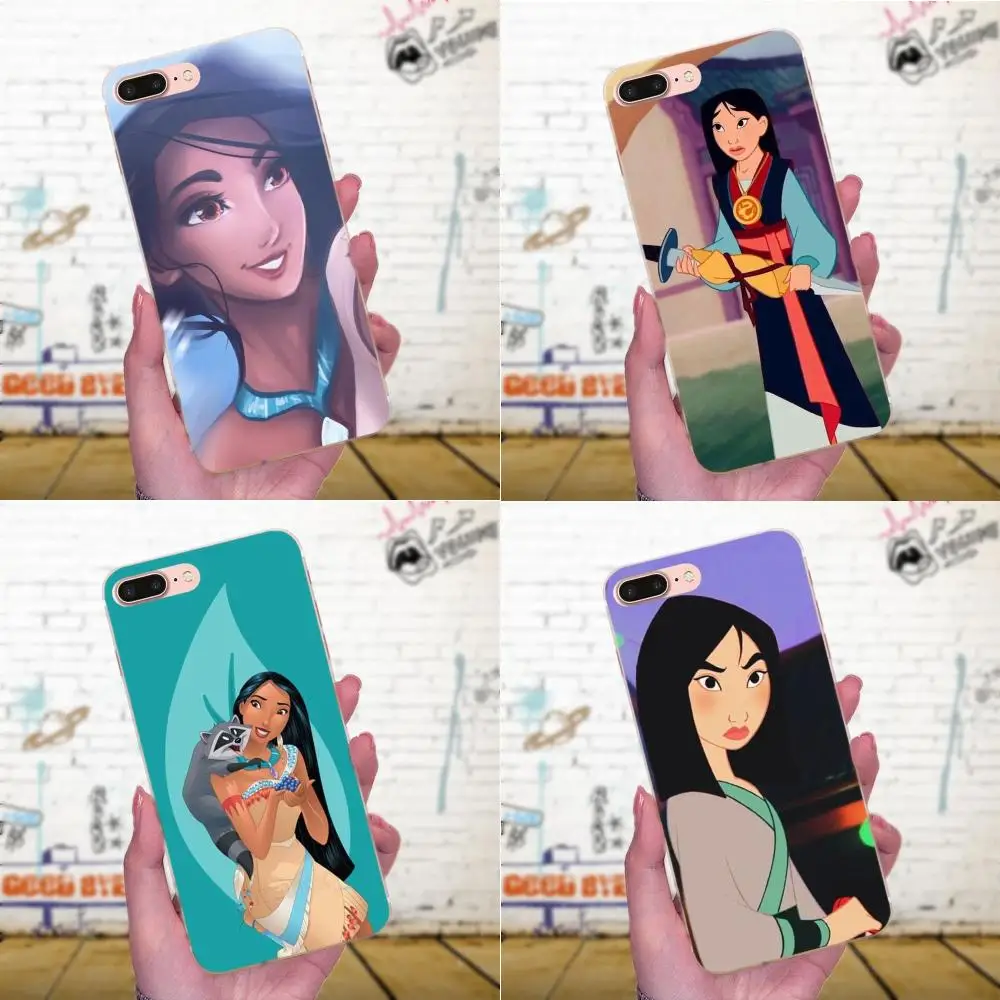 Топ детальный чехол для телефона с мультипликационным принтом Pocahontas аниме Huawei P8