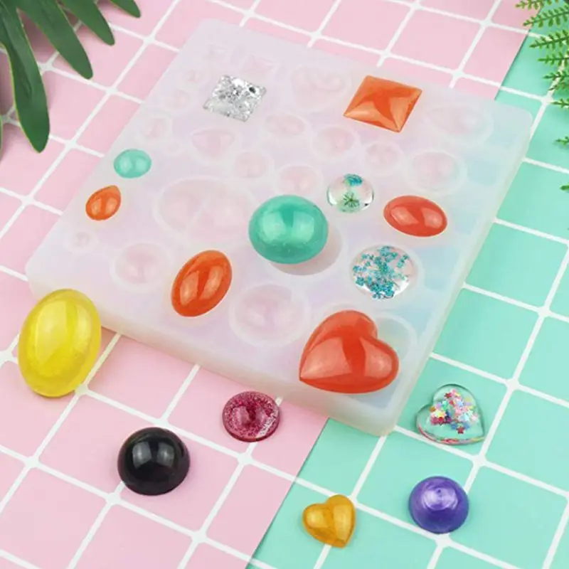 35 Pcs/set Pendant Metal Alloy Tray Silicone Mold Set DIY Handmade Jewelry Bottom Molds Necklace Bracelet Key Ring Accessories
35 Pcs/set Pendant Metal Alloy Tray Silicone Mold Set DIY Handmade Jewelry Bottom Molds Necklace Bracelet Key Ring Accessories