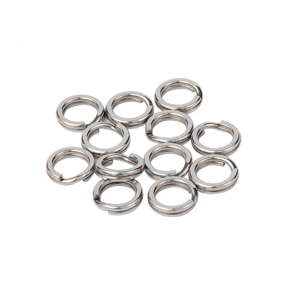 1 Bag Fish Fishing Solid Stainless Steel Snap Split Double Ring Lures Tackle Connector 9x1.2mm Hole: 6-8mm Best Price
1 Bag Fish Fishing Solid Stainless Steel Snap Split Double Ring Lures Tackle Connector 9x1.2mm Hole: 6-8mm Best Price
