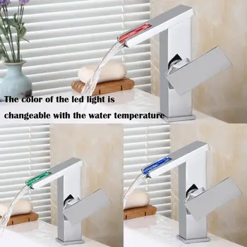 OUYASHI bathroom basin faucet water tap waterfall led light single holder single hole modern free shiping undercounter slant
OUYASHI bathroom basin faucet water tap waterfall led light single holder single hole modern free shiping undercounter slant