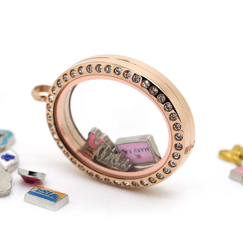 BOFEE Floating Locket Pendant Necklace Charms Crystal Stainless Steel Vintage Oval DIY Memory Magnet Fashion Jewelry Gift Women
BOFEE Floating Locket Pendant Necklace Charms Crystal Stainless Steel Vintage Oval DIY Memory Magnet Fashion Jewelry Gift Women