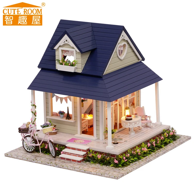 Assemble DIY Wooden House Toy Miniatura Doll Houses Miniature Dollhouse toys With Furniture LED Lights Birthday Gift A60
Assemble DIY Wooden House Toy Miniatura Doll Houses Miniature Dollhouse toys With Furniture LED Lights Birthday Gift A60