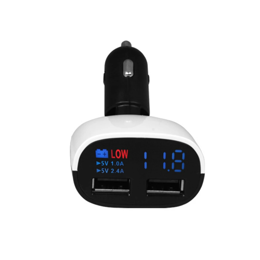 Dual USB Car Charger 5V 3.4A Voltage Diagnostic LED Screen Car-Charger 2.4A 1A Car Charger For For iPhone Samsung Huawei Xiaomi
Dual USB Car Charger 5V 3.4A Voltage Diagnostic LED Screen Car-Charger 2.4A 1A Car Charger For For iPhone Samsung Huawei Xiaomi