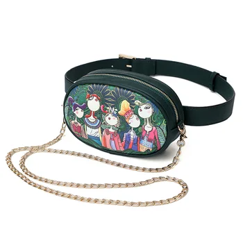 JHD New PU leather Ladies Green Cartoon Waist Bags Women Waist Belt Crossbody Bags Chest Chain Handbags
JHD New PU leather Ladies Green Cartoon Waist Bags Women Waist Belt Crossbody Bags Chest Chain Handbags