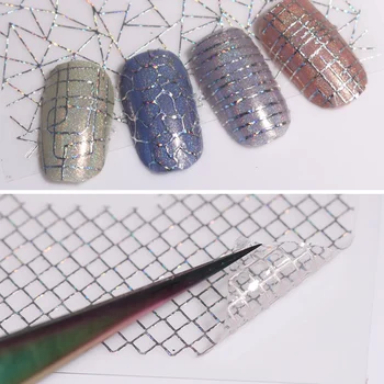 12 Patterns Big Sheet Holo 3D Nail Sticker Gold Silver Laser Auroras Nail Line Adhesive Hologram Sticker Nail Tips
12 Patterns Big Sheet Holo 3D Nail Sticker Gold Silver Laser Auroras Nail Line Adhesive Hologram Sticker Nail Tips