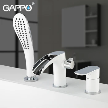 GAPPO Split Type White Bathtub Faucet Water Tap Mixer Massage Spray Handheld Shower Head Elegant Bathroom Tub Faucet Bath Shower
GAPPO Split Type White Bathtub Faucet Water Tap Mixer Massage Spray Handheld Shower Head Elegant Bathroom Tub Faucet Bath Shower