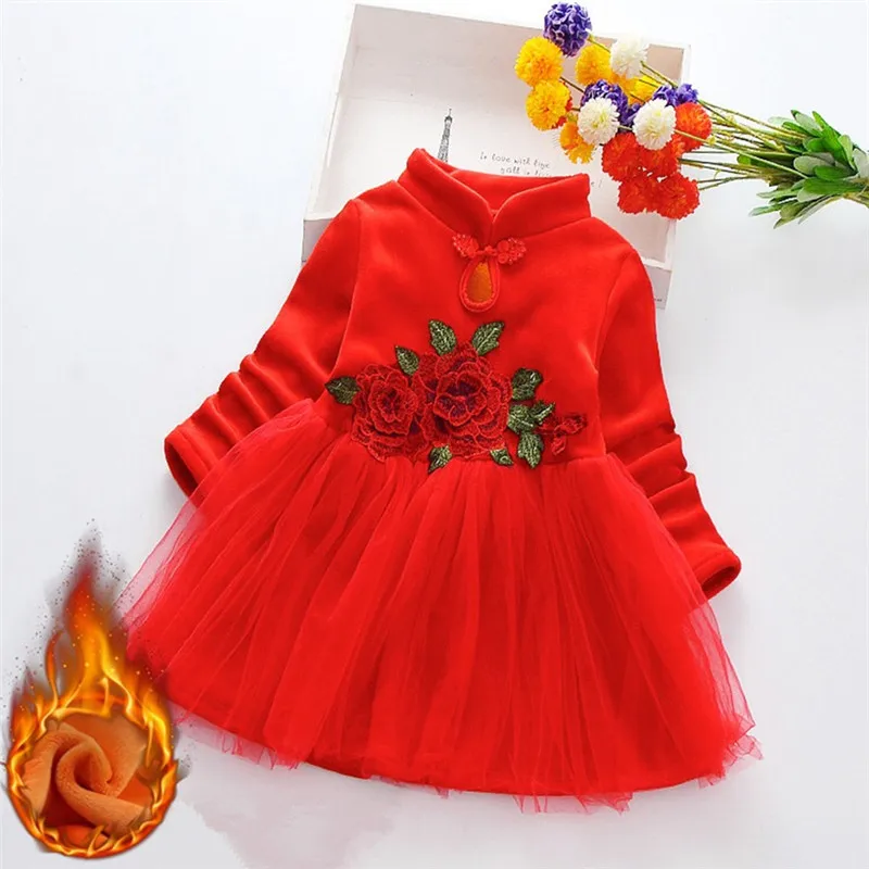 2019 Girls Winter Thicken Velvet Dress 2-7 Yrs Flower Dresses Children Clothing Chinese Style Toddler Dresses
2019 Girls Winter Thicken Velvet Dress 2-7 Yrs Flower Dresses Children Clothing Chinese Style Toddler Dresses