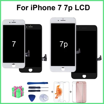 Grade AAA+++ LCD Display For iPhone 7 7G 7 Plus 3D Touch Screen Digitizer Assembly Replacement With Tools&Protective Film&Case
Grade AAA+++ LCD Display For iPhone 7 7G 7 Plus 3D Touch Screen Digitizer Assembly Replacement With Tools&Protective Film&Case