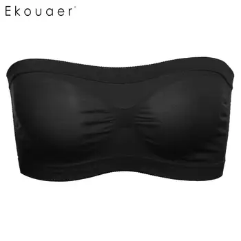 Ekouaer Seamless Tube Top Sexy Basic Tube Top Bandeau Underwear Women Cropped Hollow Stretch Layer Solid Strapless Bra
Ekouaer Seamless Tube Top Sexy Basic Tube Top Bandeau Underwear Women Cropped Hollow Stretch Layer Solid Strapless Bra