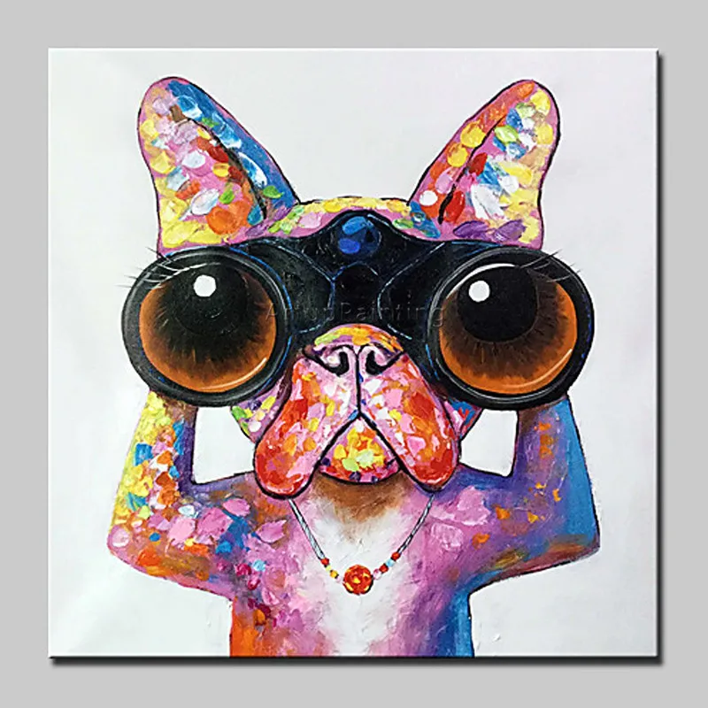 Dog painting Canvas acrylic painting wall art pictures for living room home decor pop art animal Painting cuadros decoracion 007
Dog painting Canvas acrylic painting wall art pictures for living room home decor pop art animal Painting cuadros decoracion 007