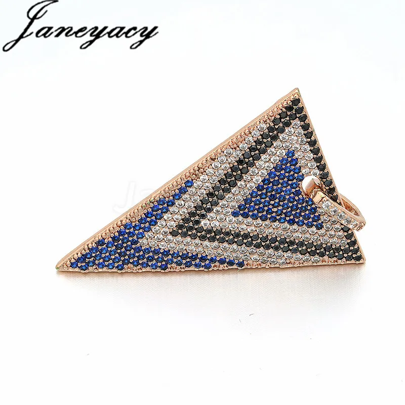 Fashion Brass Cubic Triangle Pendant Accessories Trend Round Colorful Rhinestones DIY Earrings Necklace Accessories Production
Fashion Brass Cubic Triangle Pendant Accessories Trend Round Colorful Rhinestones DIY Earrings Necklace Accessories Production