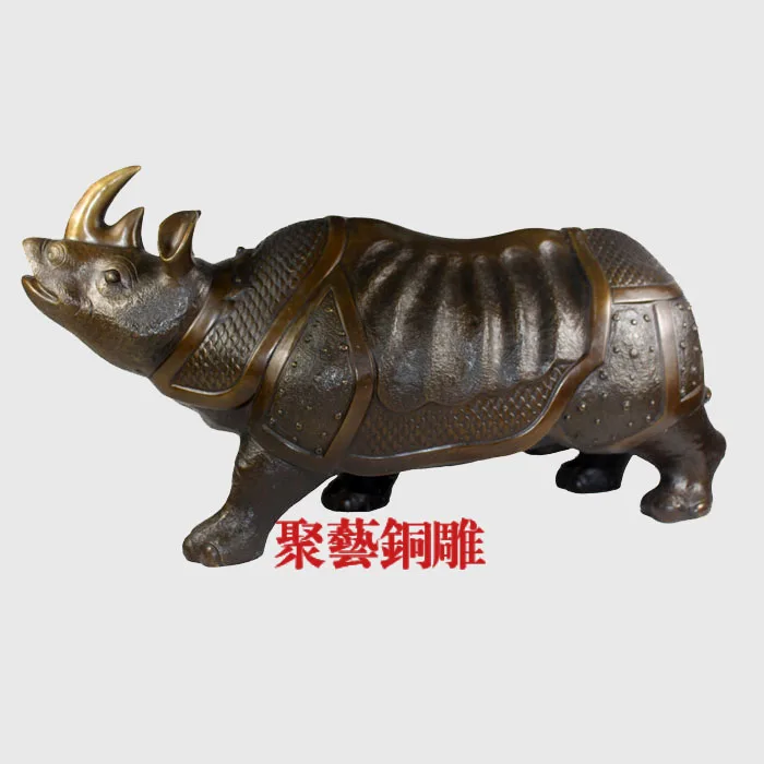 Bronze statue copper rhino decoration home decoration crafts lucky feng shui cattle
Bronze statue copper rhino decoration home decoration crafts lucky feng shui cattle