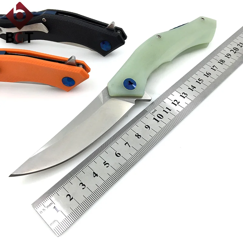 BJL Survival Pocket Folding Knife D2 Blade G10 Handle Tactical Hunting Outdoor Camping Knives Ball Bearing Blue Moon EDC Tools
BJL Survival Pocket Folding Knife D2 Blade G10 Handle Tactical Hunting Outdoor Camping Knives Ball Bearing Blue Moon EDC Tools