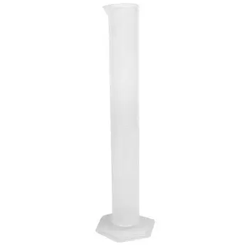 25cm High 100mL Chemistry Liquid Volumes Measuing Clear White Graduated Cylinder
25cm High 100mL Chemistry Liquid Volumes Measuing Clear White Graduated Cylinder