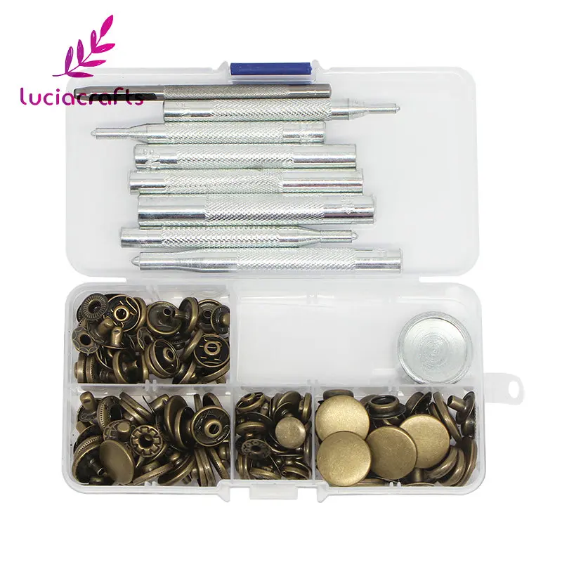 Lucia crafts 1 box/lot Assortment size Metal General Tools& Instruments DIY Sewing Press Studs Button Snap Fastener G1102
Lucia crafts 1 box/lot Assortment size Metal General Tools& Instruments DIY Sewing Press Studs Button Snap Fastener G1102