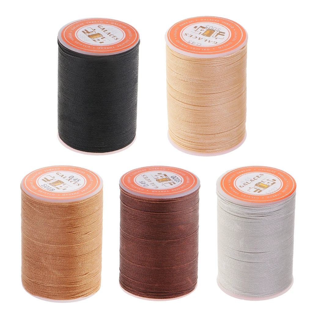 5 Spools 0.45mm Thread Sewing Stitching Waxed Cord Multicolor Polyester Crafts Leather Sewing for general Household Saddles
5 Spools 0.45mm Thread Sewing Stitching Waxed Cord Multicolor Polyester Crafts Leather Sewing for general Household Saddles