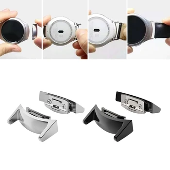 2Pcs Stainless Steel Watch Band Connector Adapter 20mm For Samsung Gear S2 RM-720
2Pcs Stainless Steel Watch Band Connector Adapter 20mm For Samsung Gear S2 RM-720